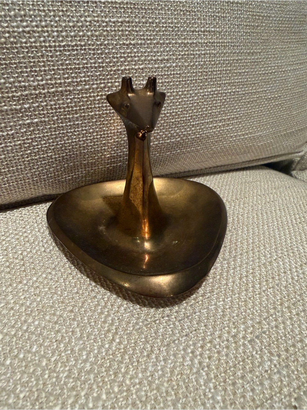 Jonathan Adler Brass Giraffe Heart Catchall